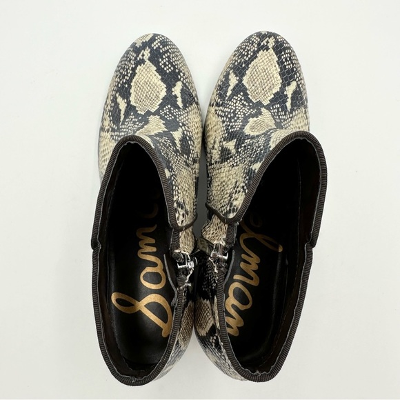 Sam Edelman Petty Python Print Booties - Picture 7 of 9